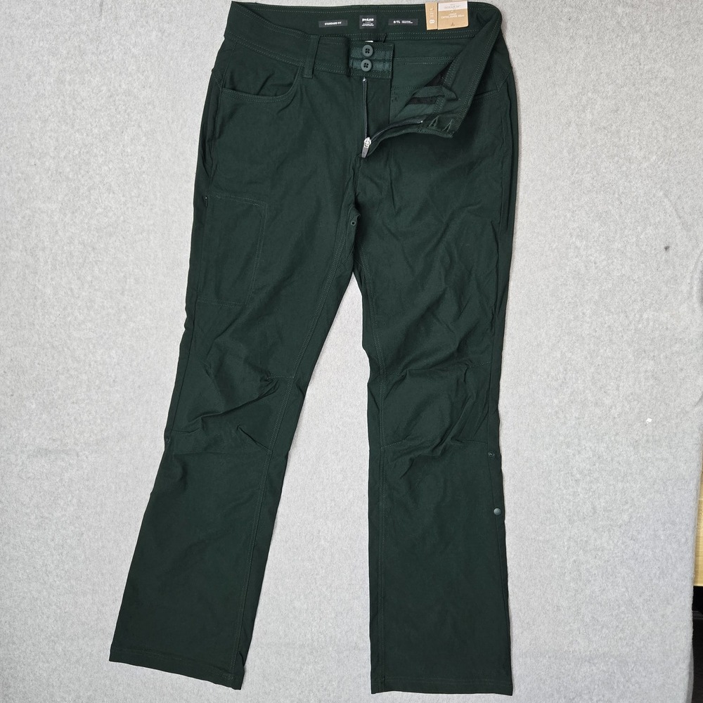 Prana Women Pants 8 TALL (8 TL) Green Cargo Halle Pant II 1971021 Hiking NWT